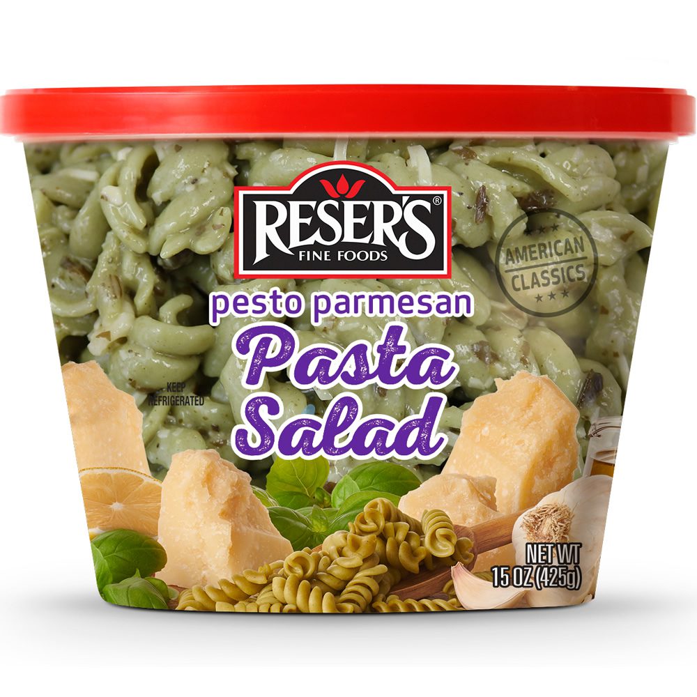 Pesto Parmesan Pasta Salad