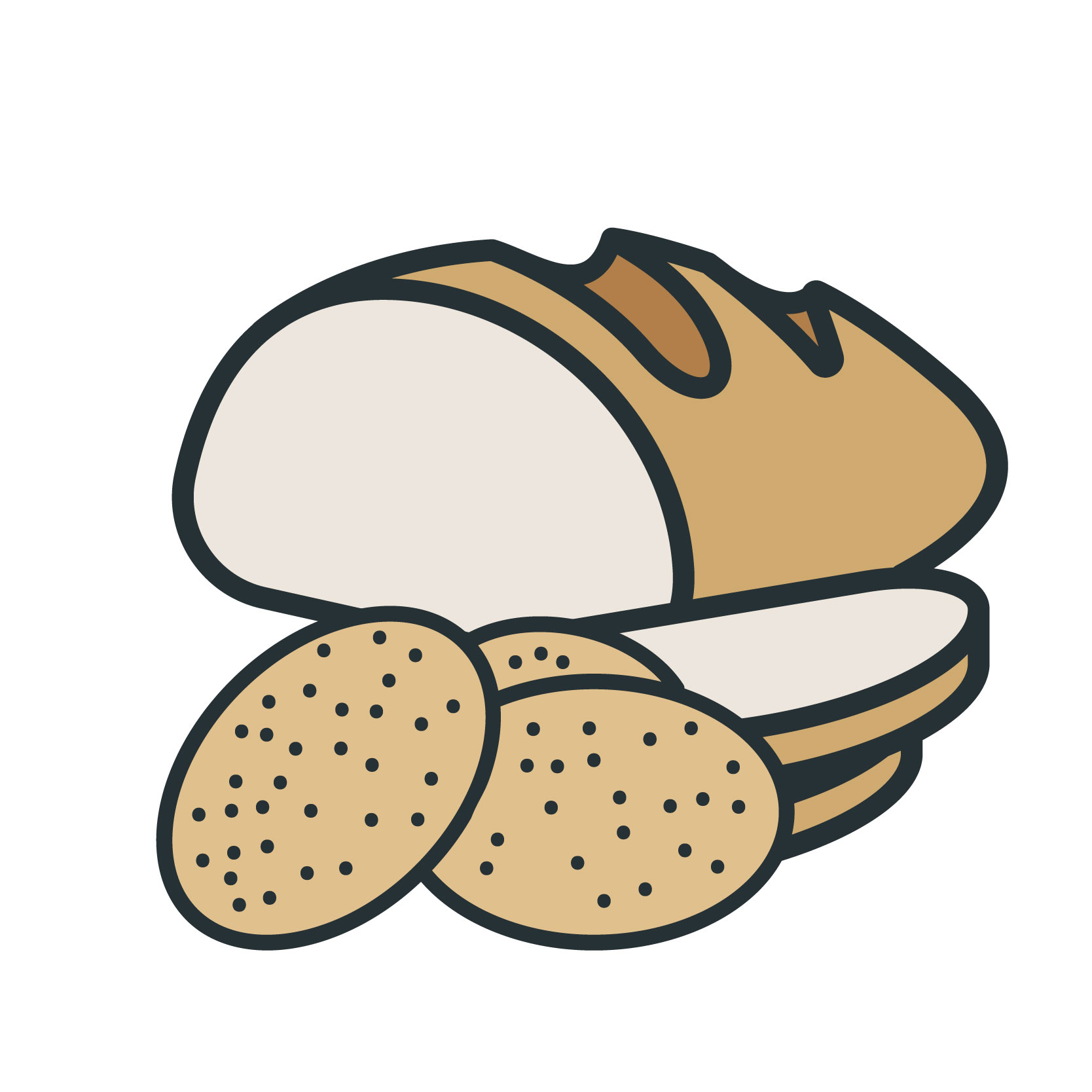bread and crackers