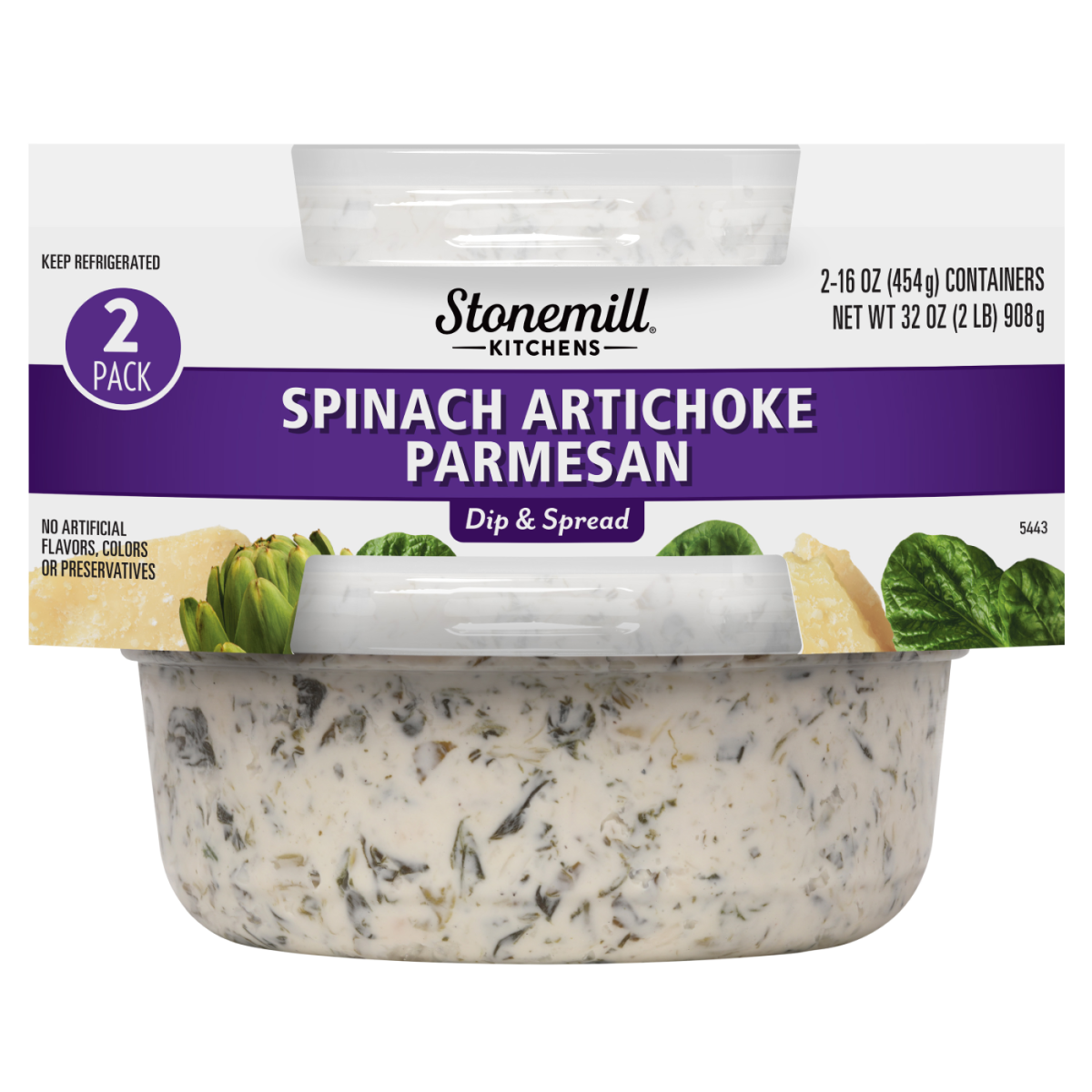 Spinach, Artichoke & Parmesan – Party Size Dip-product